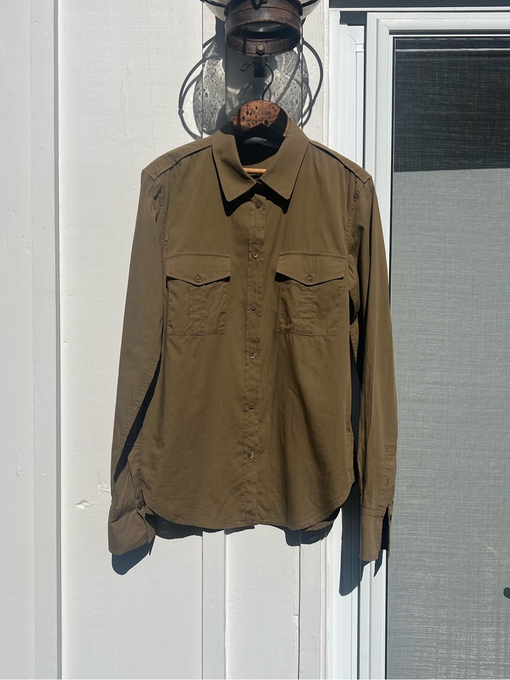 Vince Military Style Shirt